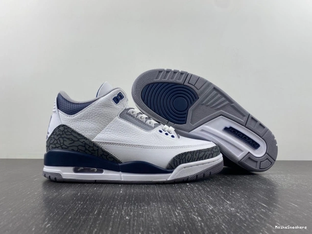 MaikeSneakers Midnight Navy CT8532-140 Air 3 Jordan 0711